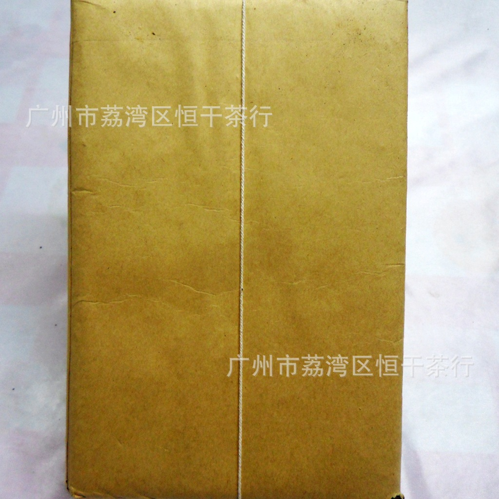 特价湖南黑茶 1公斤黄纸手筑茯砖茶 黑茶原产地特价销售